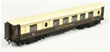 Westdale O Gauge Pullman Parlour / Kitchen Car No.67 3rd Class.