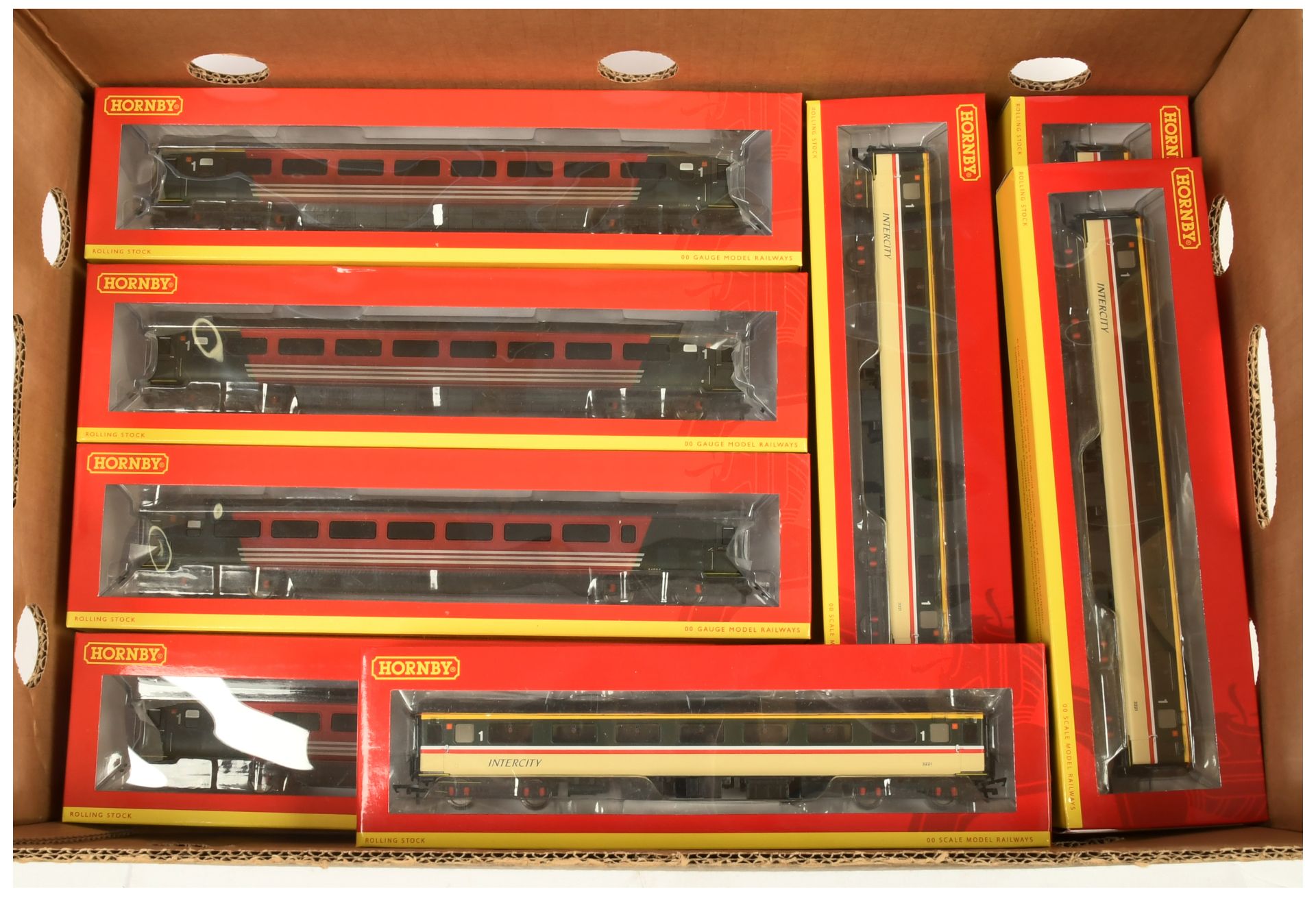 Hornby China OO Group of 8x Virgin & BR Intercity coaches.