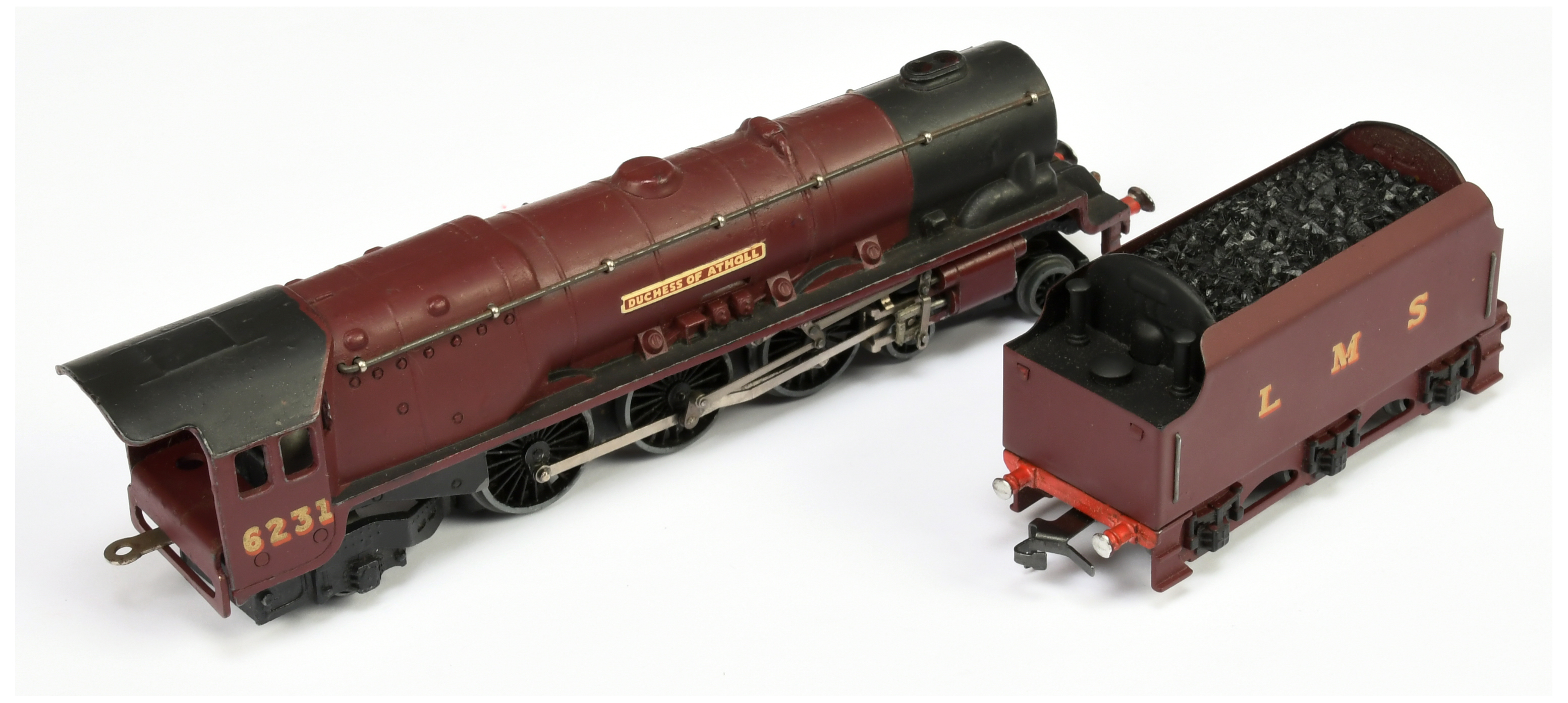 Hornby Dublo 3-rail EDL2/D2 4-6-2 LMS Princess Coronation Class Steam Locomotive No. 6231 "Duches... - Image 2 of 2