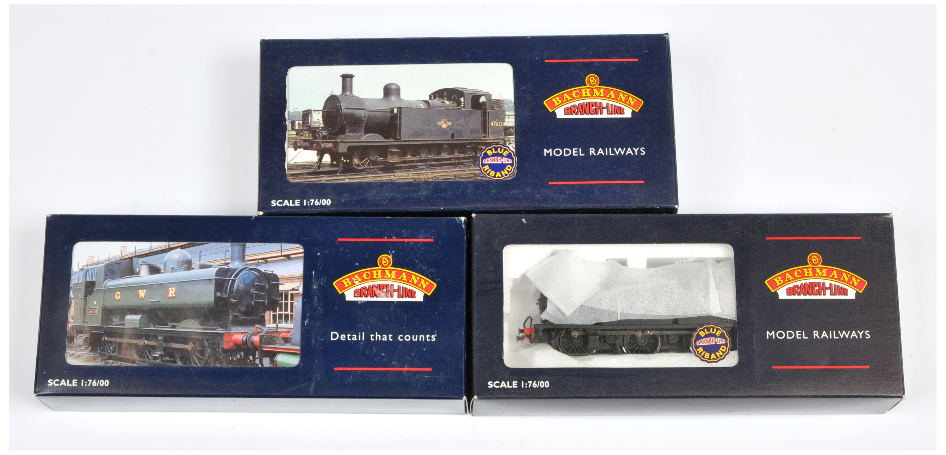 Bachmann trio of BR Steam Tank Locomotives comprising of 