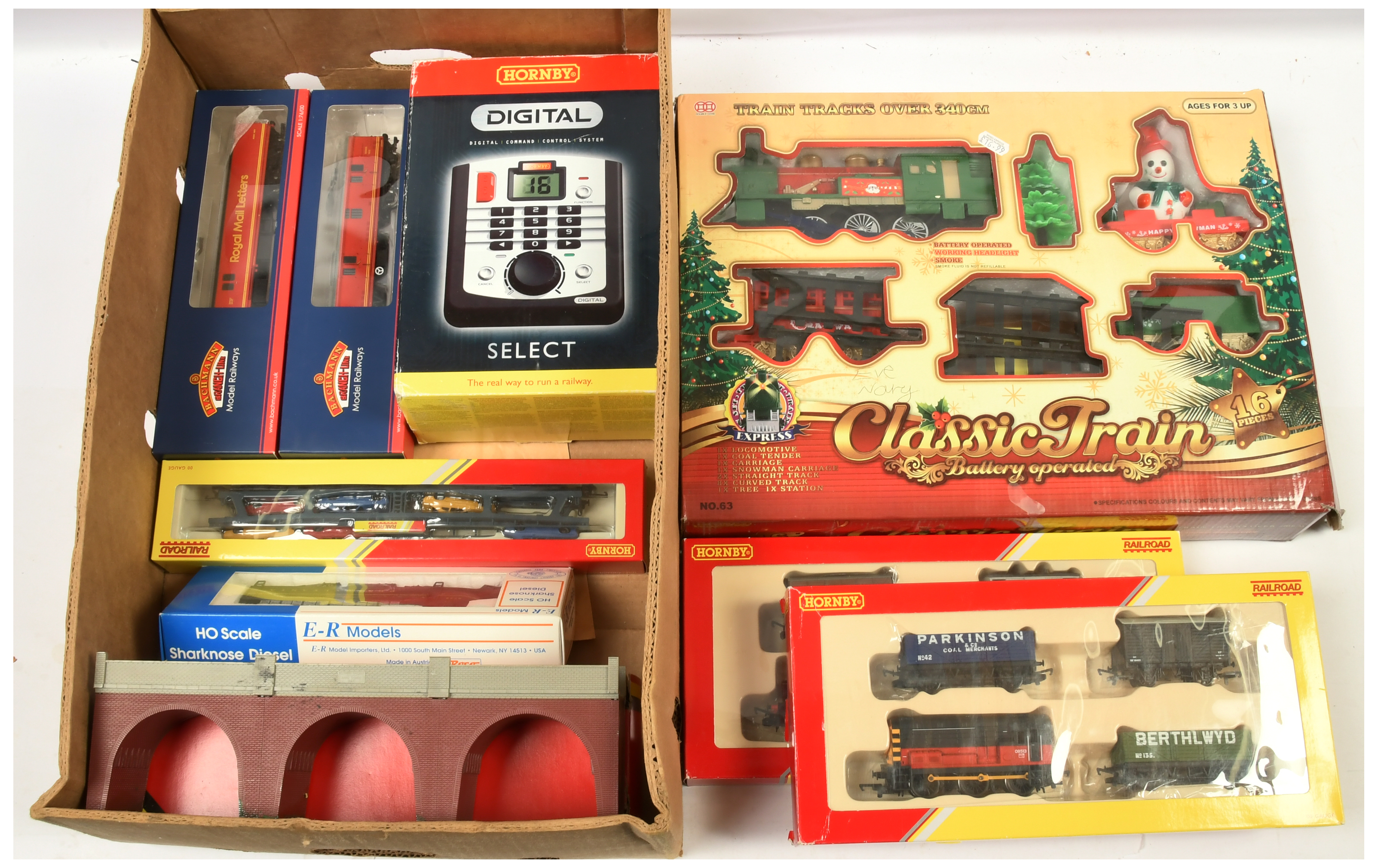Hornby, Bachmann, E-R Models Train Packs. Loco's & other items. 