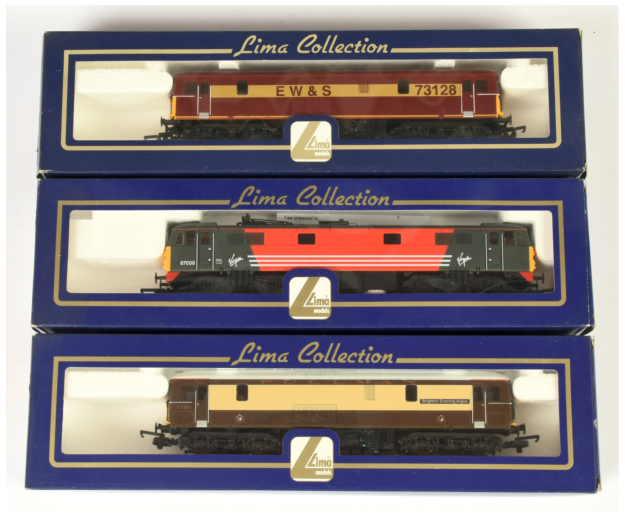 Lima OO Group of 3x Class 73 & 87 Loco's.