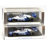 Pair of Spark models to include S1731Tyrrell 008 5th Monaco GP 1978