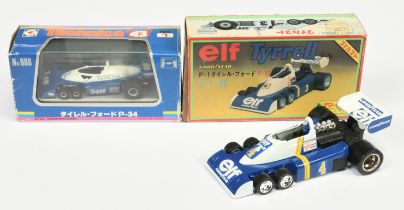 Pair of made in Japan cars to include elf Tyrrell S/1:30