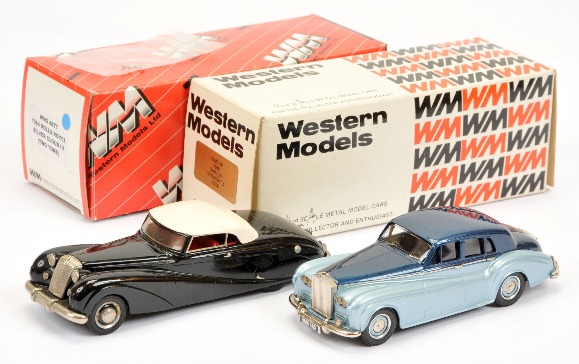 Pair of Western Models to include WMS40 1948 Daimler Straight8 DE36 