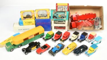 Large group of boxed and unboxed Classics & Corgi models