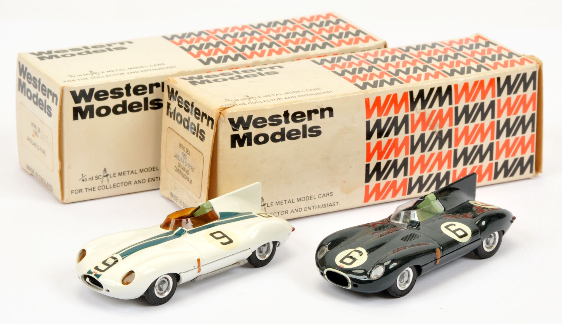 Western Models pair of racing cars - including WRK28 1953 Jaguar D-type