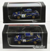 Pair of HPI Racing Subaru Legacy RS 1933 Swedish & 1993 Tour de Corse 