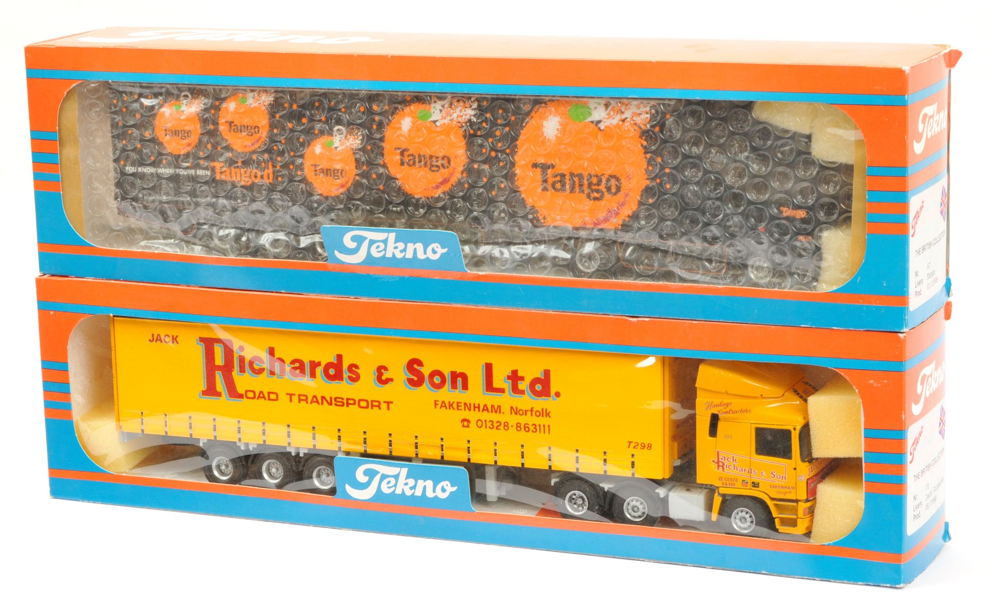 Tekno pair of articulated truck and trailer 
