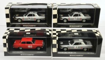 Group of Minichamps 793994, 638293  Mercedes-Benz  450 SLC 5.0 & Ford Cortina