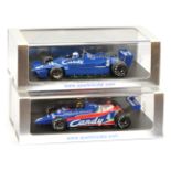 Pair of Spark racing models scale 1:43 S1734 Tyrrell 009 Belgium GP 1979 plus