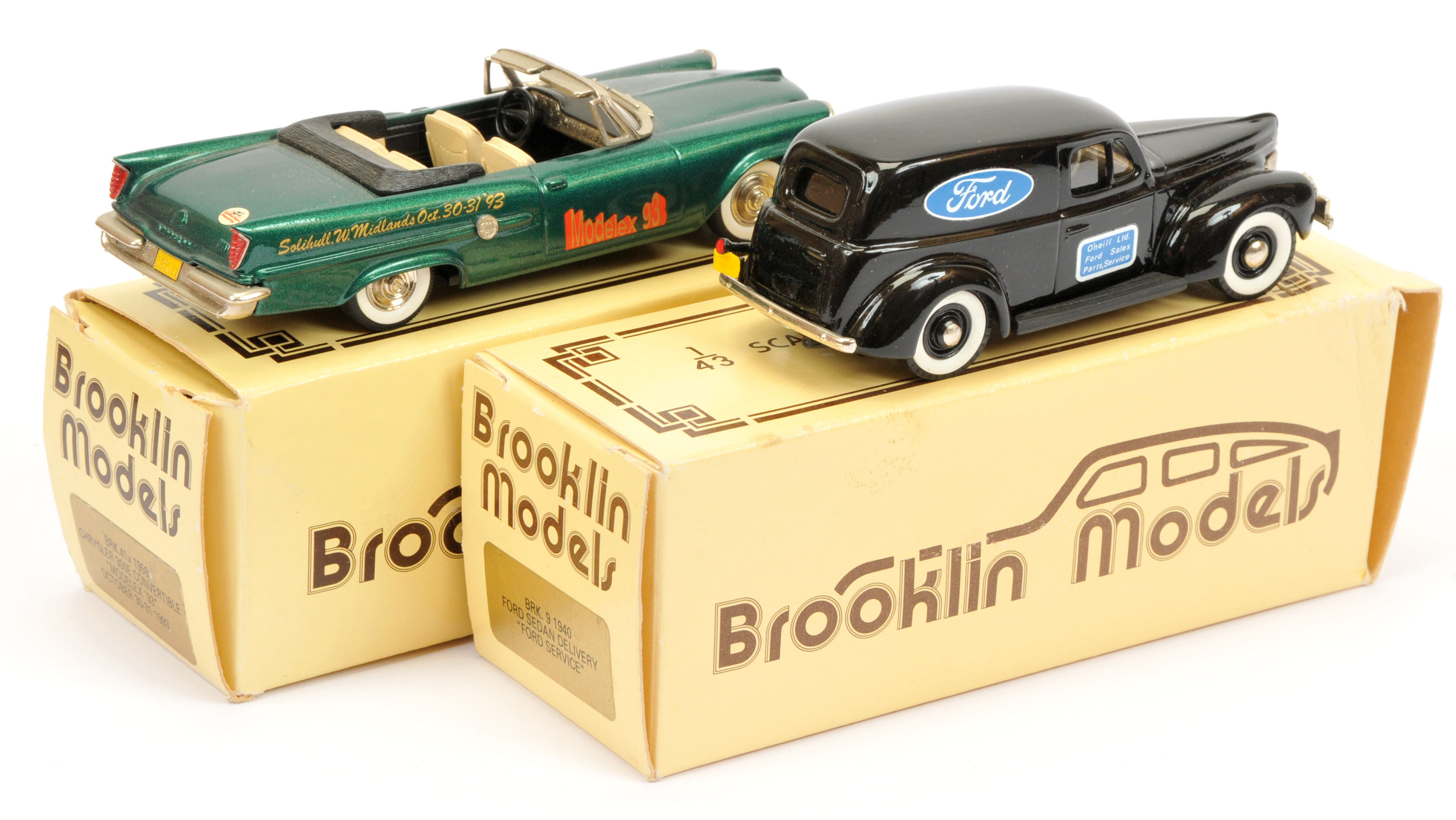 2 x Brooklin Models to include No.BRK9 Ford Sedan Delivery Van 1940 - Image 2 of 2