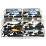Minichamps group of racing cars to include Tyrrell Ford 018 J. Alesi France
