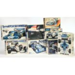 Tamiya Tyrrell group of racing cars.
