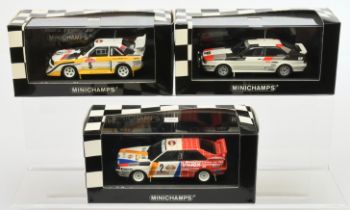 Group of Minichamps to include 430  811900 Audi Quattro