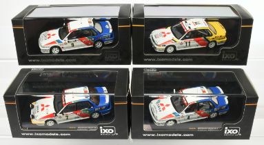 Ixo Models (1/43 Scale) a group of Mitsubishi Galant VR-4 Rally cars