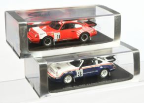 Pair of Porsche 911Scrs Costa Brava Rally & Scrs Ypres Rally 1984 Spark Models