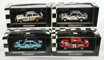 Group of Minichamps to include 400 758401 Ford Escort II