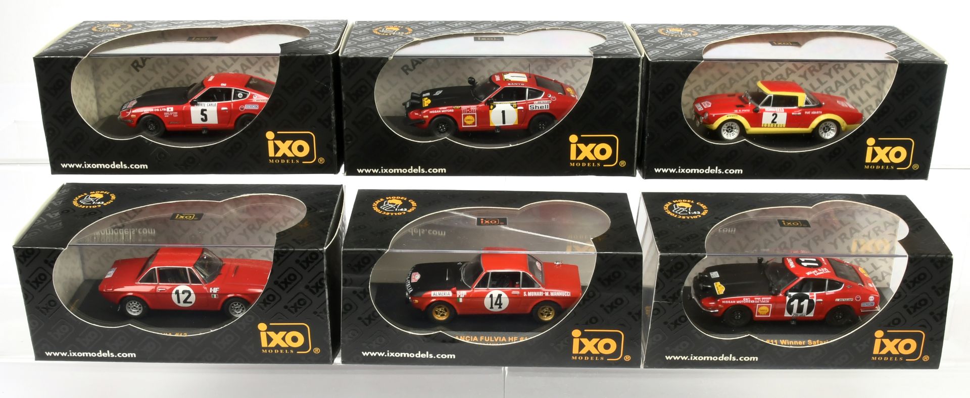 Ixo Models (1/43 Scale) group of Rally cars 