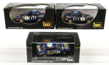 Ixo Models (1/43 Scale) group of Subaru Legacy  Rally cars -