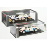 Pair of Spark models Rally cars. 