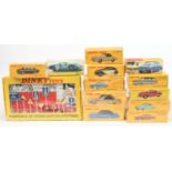 Dinky (Atlas Editions) - a boxed group of cars and accessories