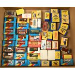 Matchbox large group of Re-issues, MB17 buses and others similar