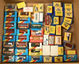 Matchbox large group of Re-issues, MB17 buses and others similar