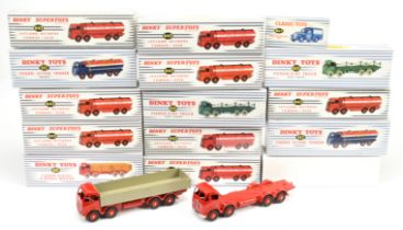 Dinky Toys  (Atlas Editions) group of boxed Foden Tankers