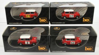 Ixo Models (1/43 Scale) group of Cooper Rally Cars