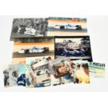 Group of F1 photos various signed colour photographs 