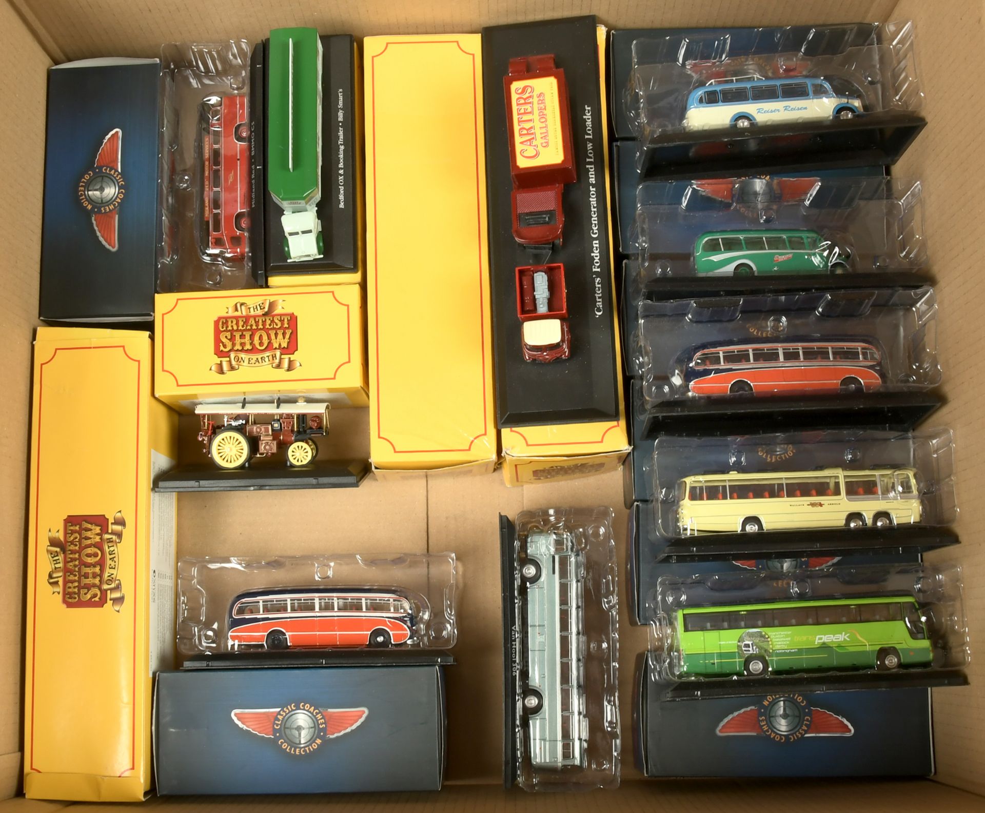 Group of Classic Coaches Collection & The Greatest Show On Earth models 