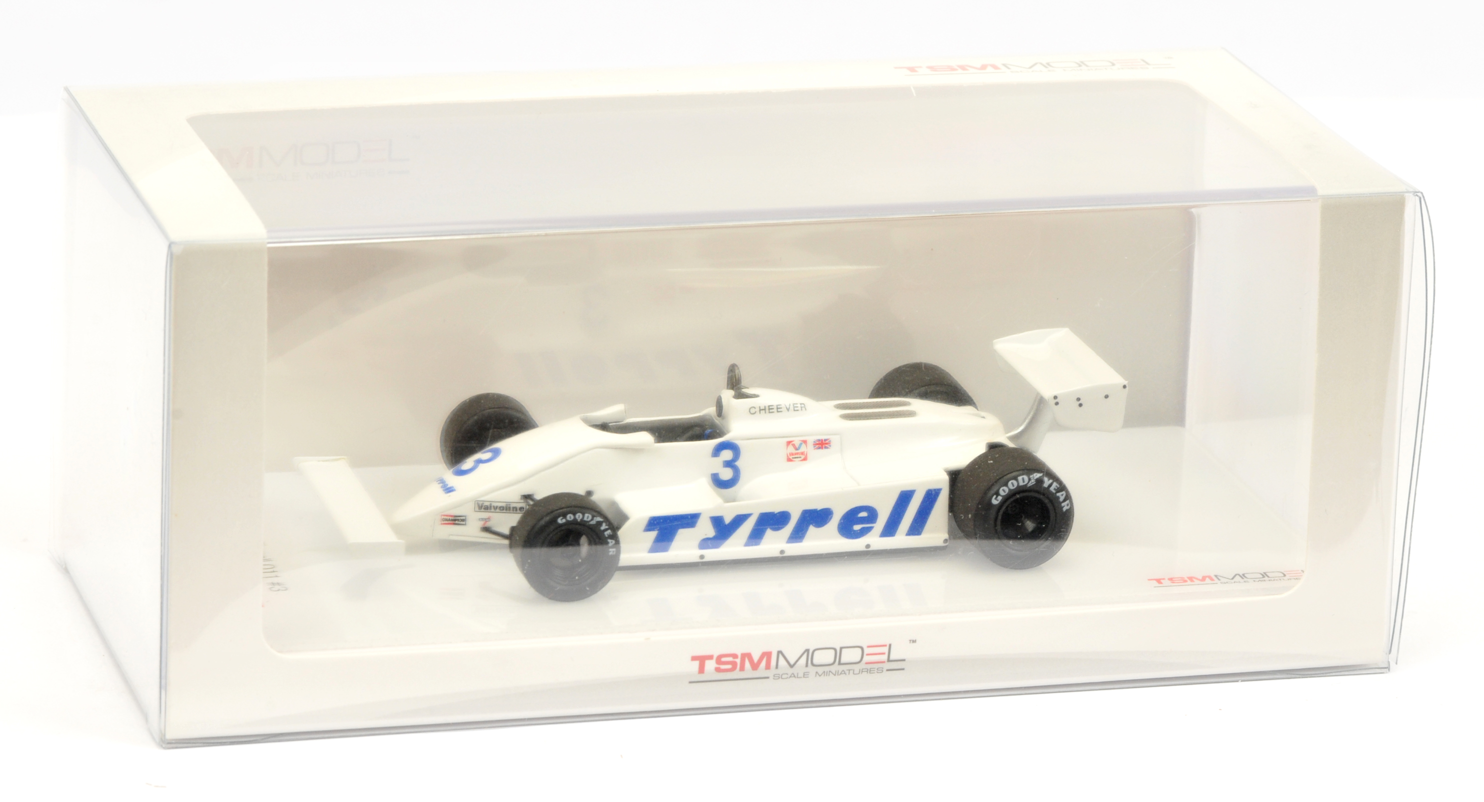 Truescale model Miniatures, Hong Kong China, TSM 154361 1981 Tyrrell 011Germany GP 