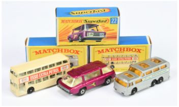 Matchbox Superfast & Regular Wheels group of buses