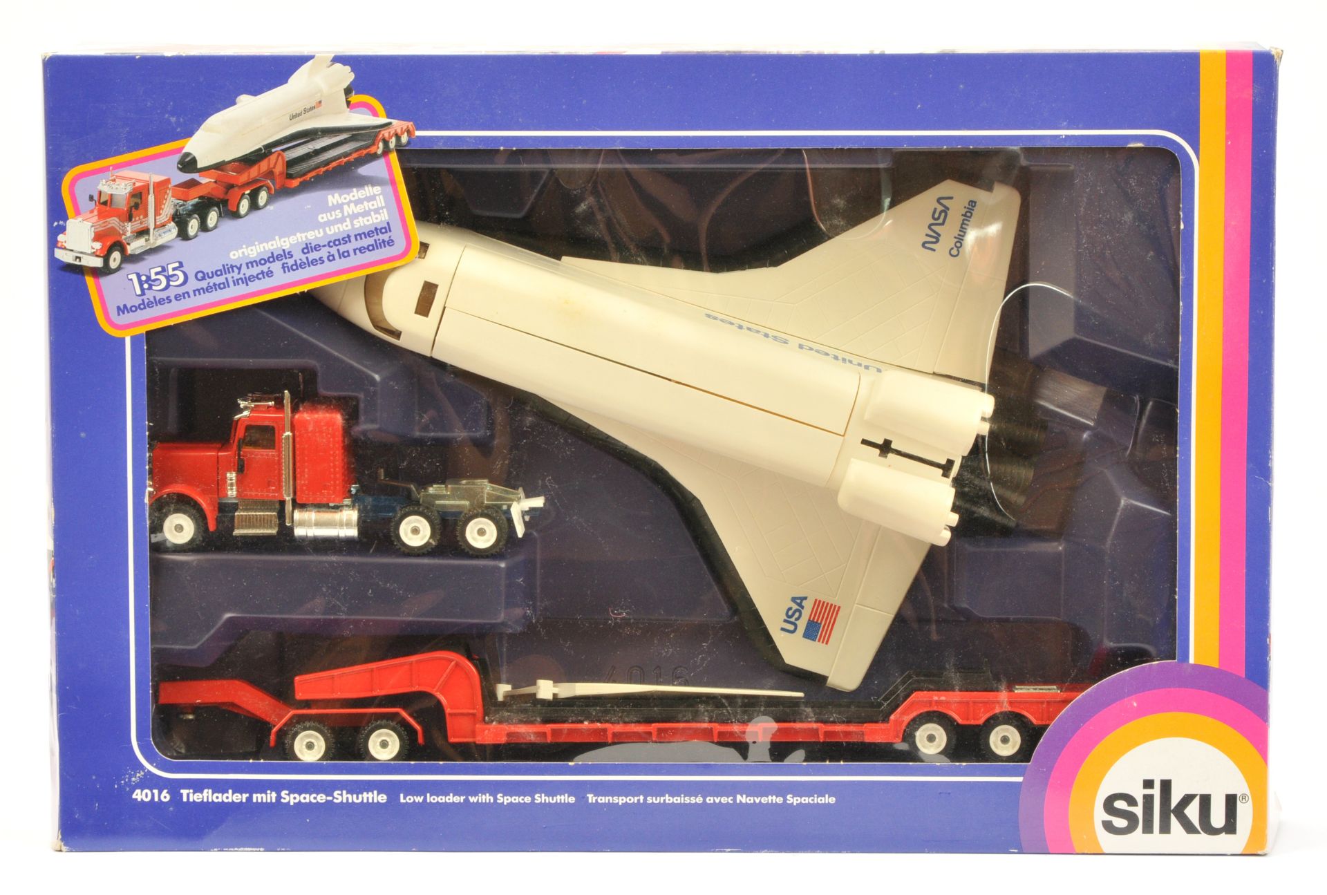 Siku 4016 Low Loader with Space Shuttle 