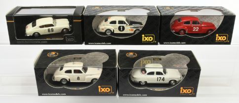 Ixo Models (1/43 Scale) a group of Volvo, Panhard & Lancia Aurelia cars