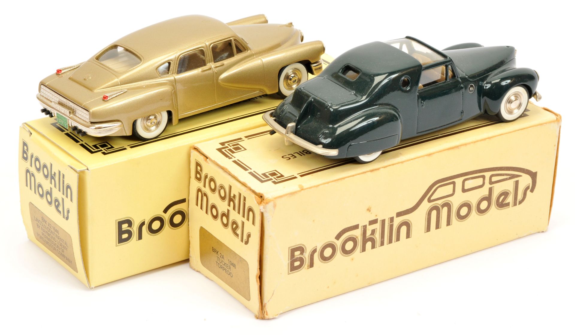 Brooklin Models BRK2A Tucker Torpedo and BRKX2 1946 Lincoln Continental - Bild 2 aus 2