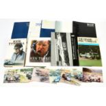 4 x Tyrrell press packs, 4 x hardback books, 14 x colour cards some post cards