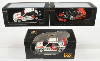 Ixo Models (1/43 Scale) a group of Mitsubishi Rally cars -