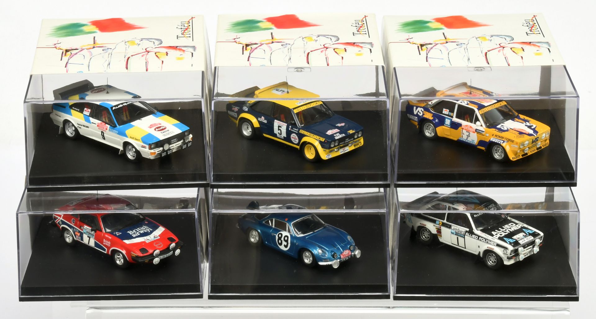 Trofeu, a boxed group of 1/43rd scale models.