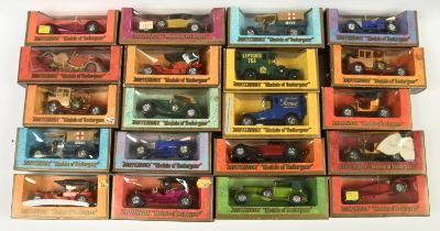 Matchbox Models of Yesteryear group of cars.