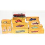 Dinky Toys (Atlas Editions) group of cars & Petrol stations 
