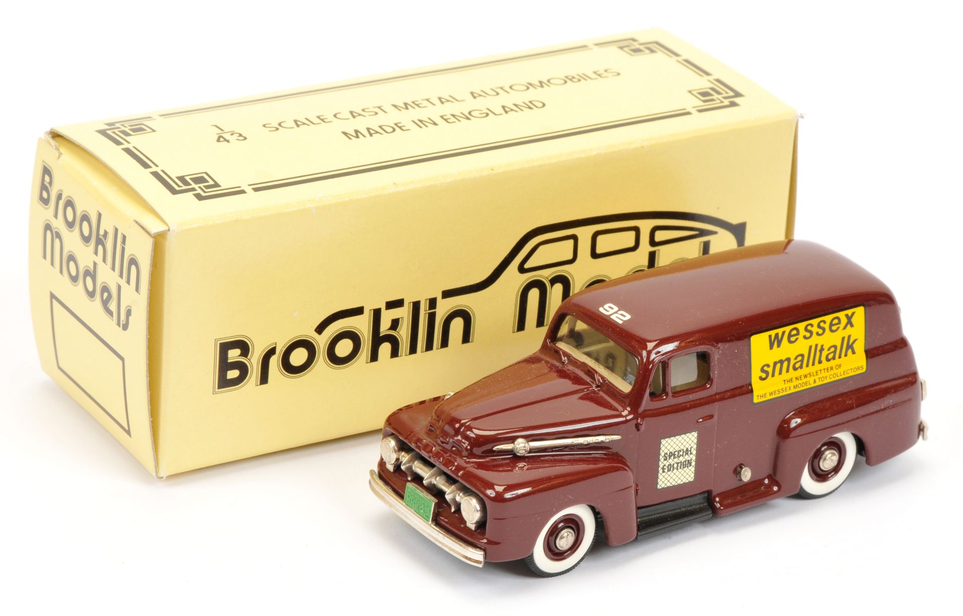 Brooklin Models 1/43 scale No.42 1952 Ford F1 Panel special delivery van