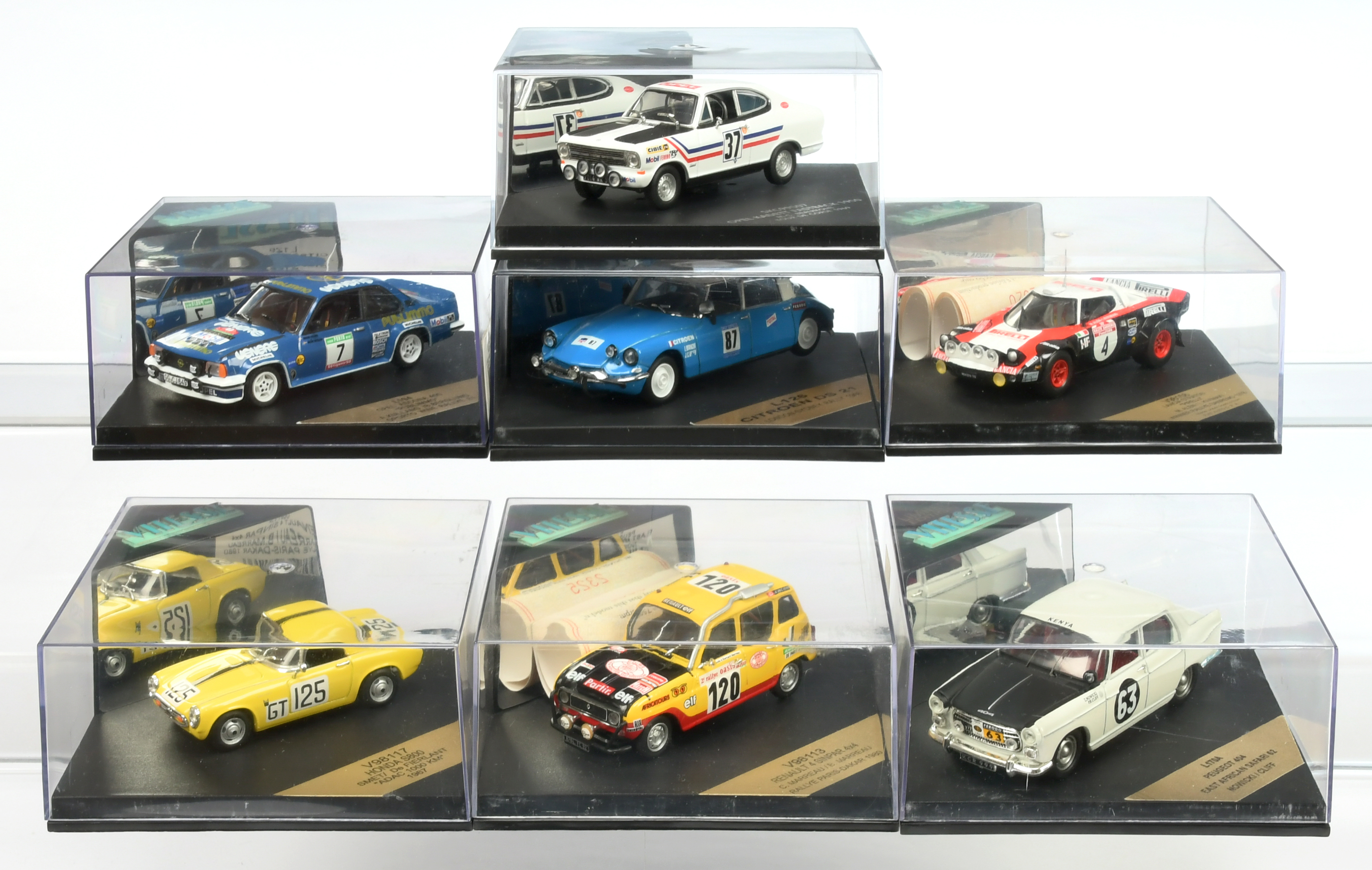 Group of Ebbro, Art Model and Kyosho Rally Cars - Image 2 of 2