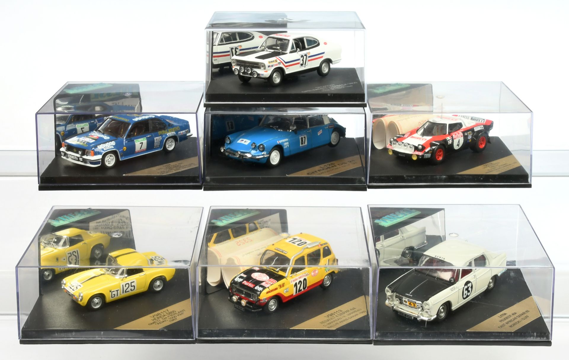Group of Ebbro, Art Model and Kyosho Rally Cars - Bild 2 aus 2