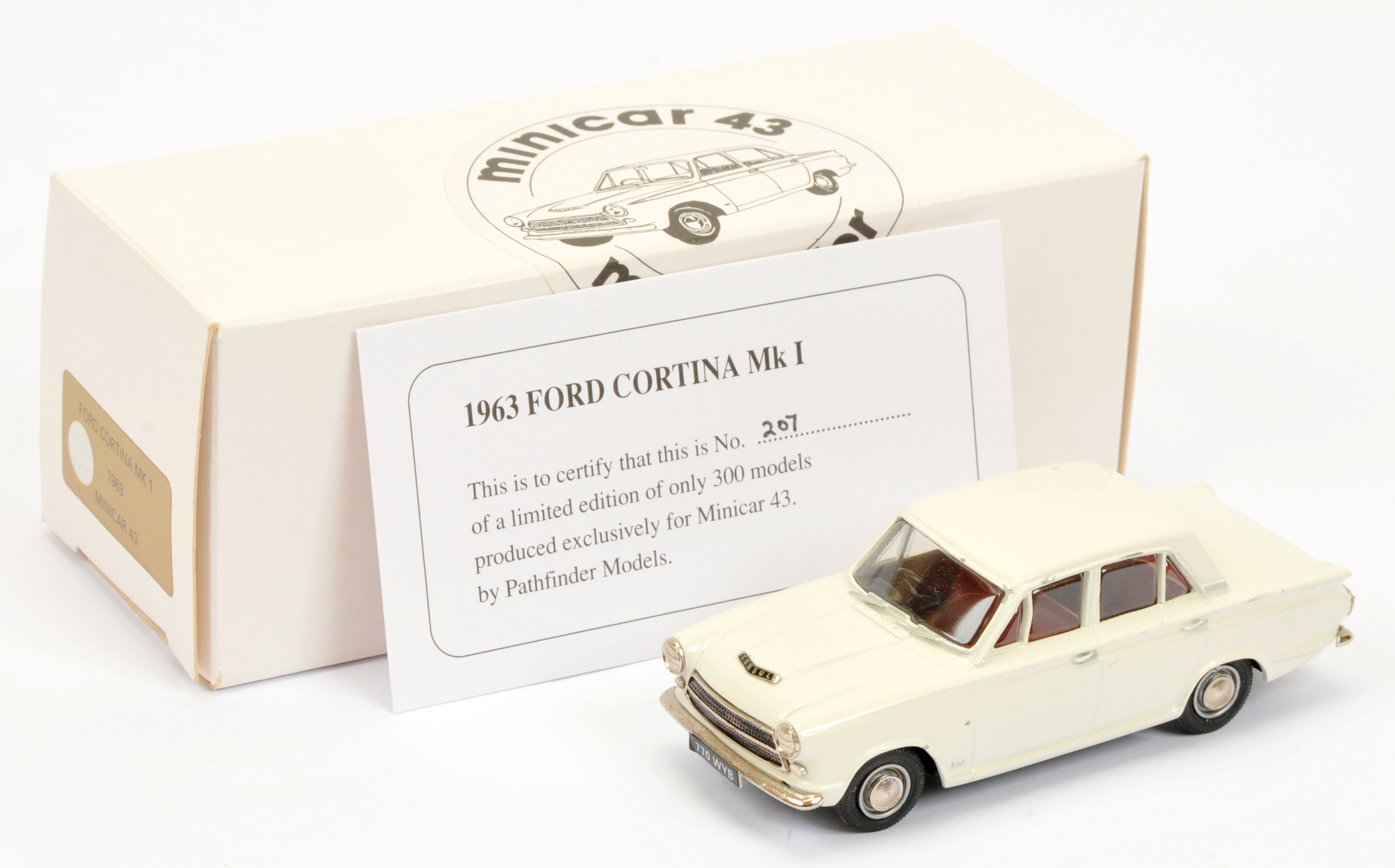 Pathfinder Models (Minicar 43) Ford Cortina Mk.1 1963 -