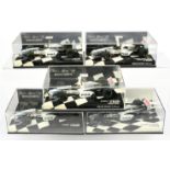 Group of Minichamps & F1 brother. Tyrrell racing cars