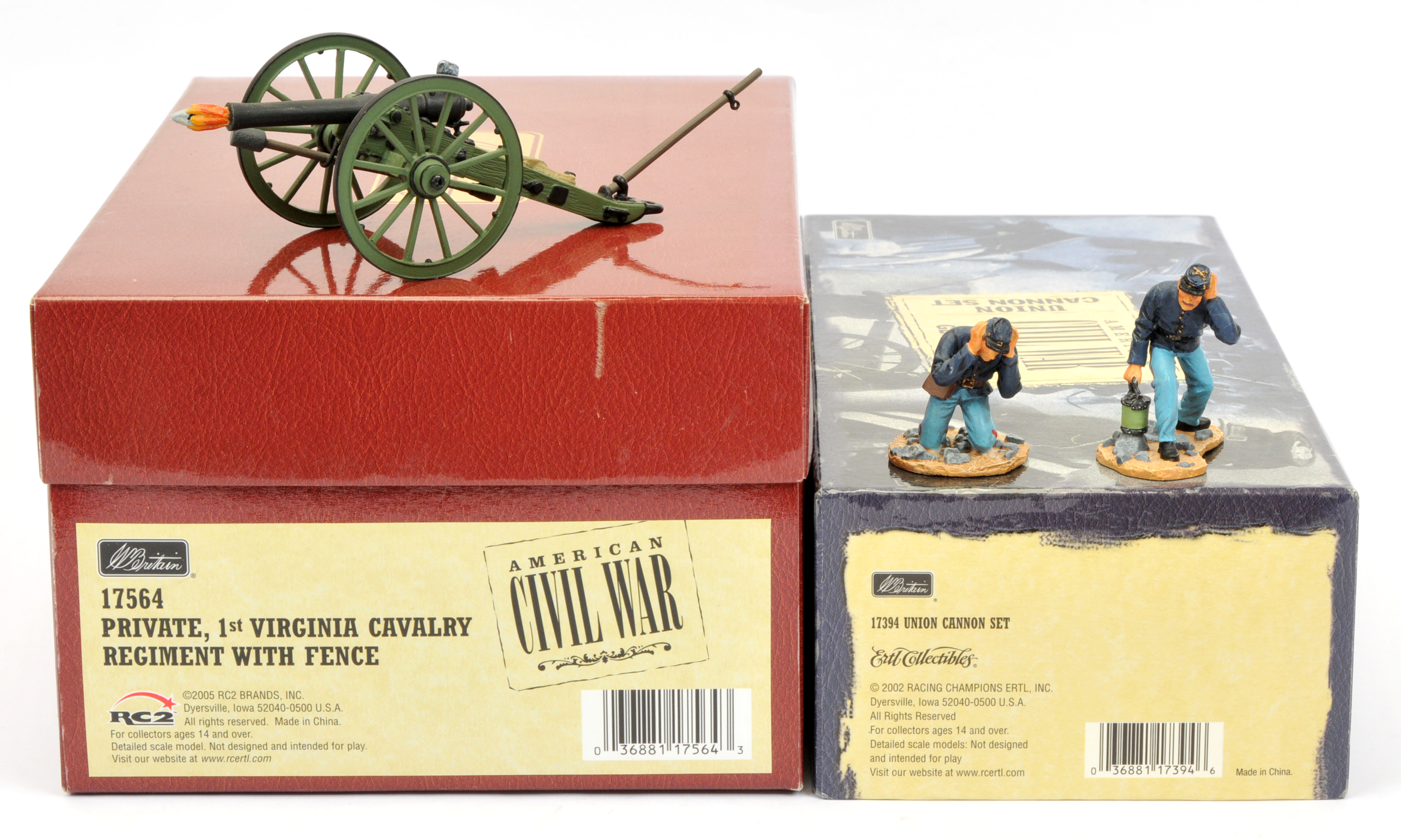 Pair of Boxed Britains American Civil War Sets