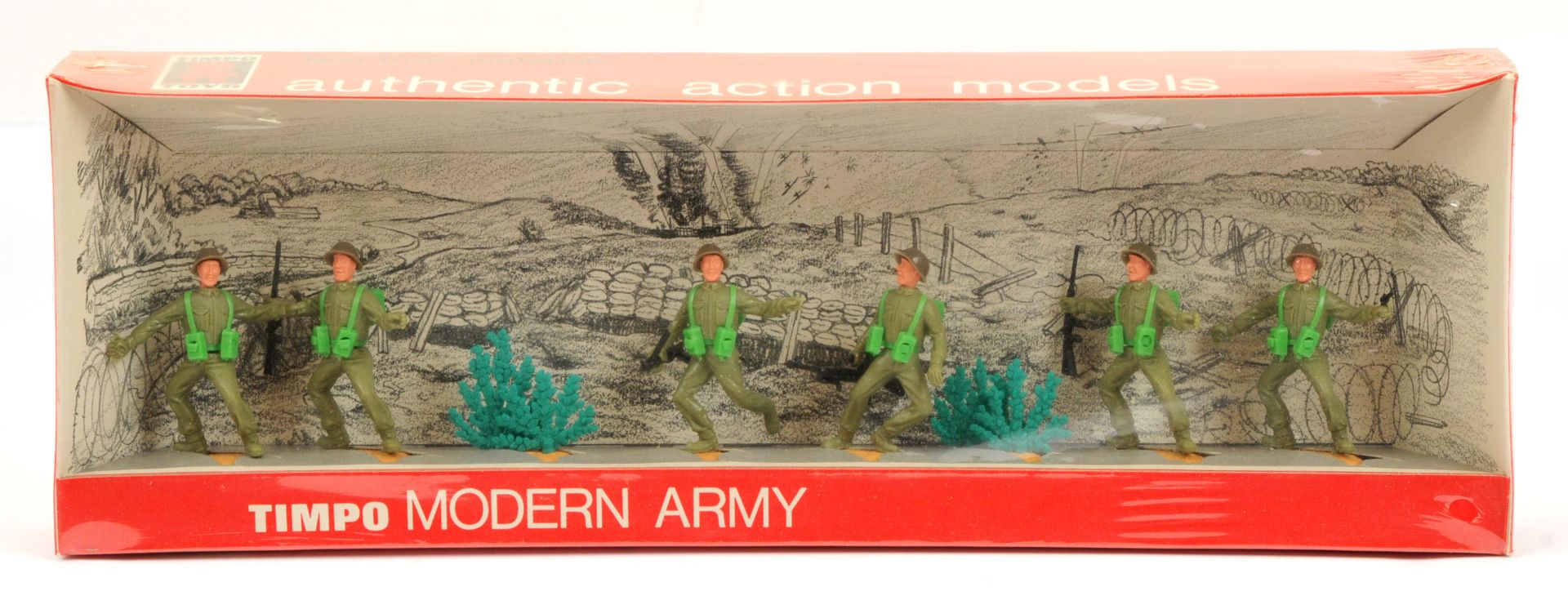 Timpo - Modern Army Series - Set Ref. No. 11/8 Infantry, Boxed