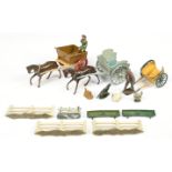 Britains and Taylor & Barret - A Group of Farm Carts and Accessories